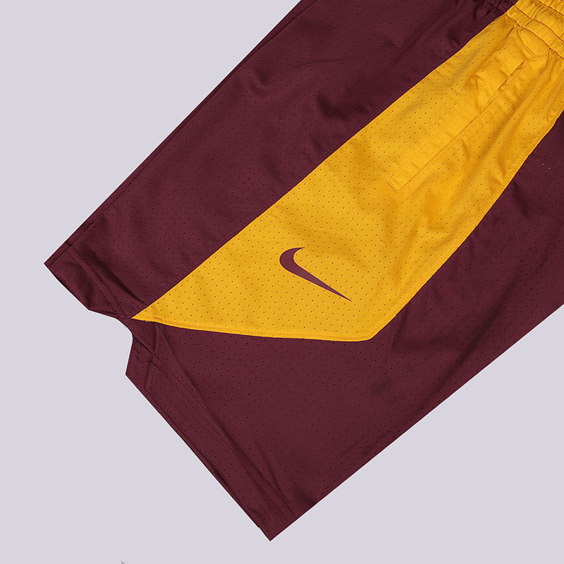 мужские бордовые шорты Nike Dry NBA Practice Shorts Cleveland Cavaliers AJ5059-677 - цена, описание, фото 3